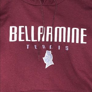 Maroon Champion Bellarmine tennis hoodie